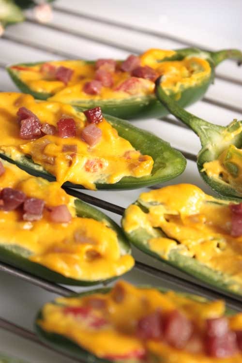 These dairy free jalapeno poppers left me completely satisfied! The pancetta took them over the top!