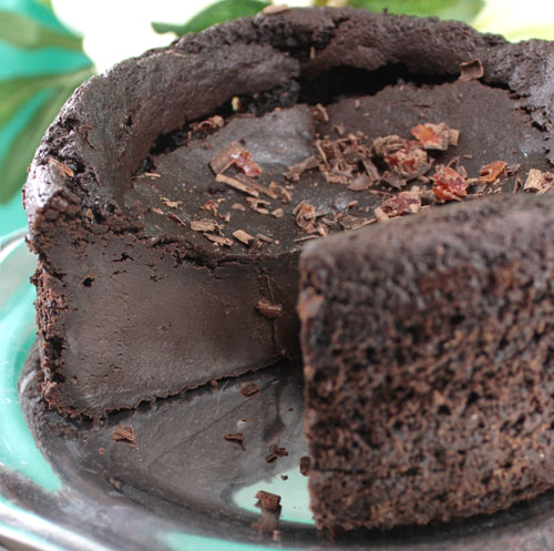 It was one of those “I gotta have chocolate!” days that inspired this lighter version of Chocolate Decadence that's gluten free, dairy free and egg free.