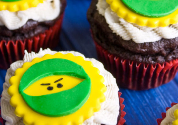 Make your birthday boy's special day very special with easy gluten-free, dairy-free and egg-free Batman and Lego Ninjago cupcakes.