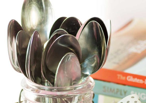 Tasting this, dipping into that. My continually running out of spoons prompted this Tasting Spoon Jar idea.