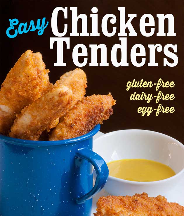 Gluten Free Egg Free Chicken Tenders