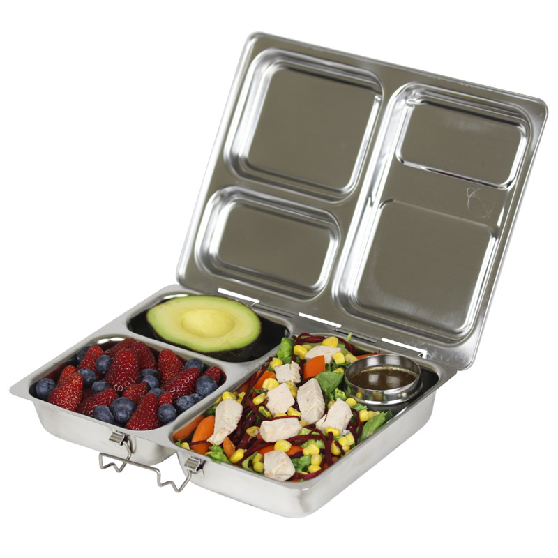 Planetbox Planet box Rover Stainless Steel Lunchbox + Zippered