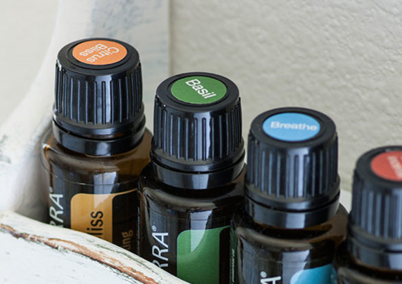 A DIY essential oils storage solution that's accessible, attractive and affordable.