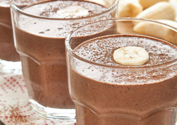 I like that this Banana Split Smoothie powers the kids up with protein in the morning and that they drink every last drop. Really, this Banana Split smoothie tastes far more decadent than healing.