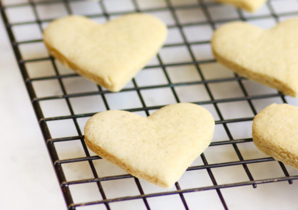 This NO CHILL sugar cookie recipe is gluten-free, dairy-free and egg-free!