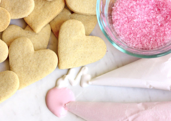 Use chunks of beet to tint icing and sparkling sugar. Nothing artificial here! All natural food coloring.