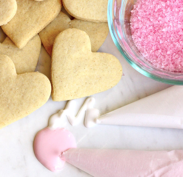 Use chunks of beet to tint icing and sparkling sugar. Nothing artificial here! All natural food coloring.