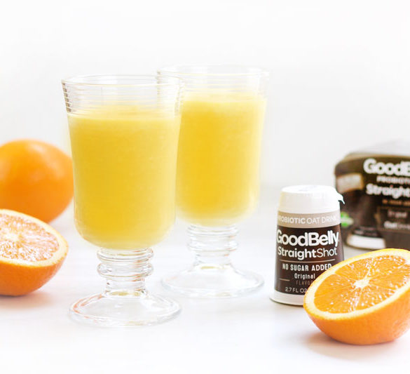 Orange Smoothie with Probiotics and Prebiotics