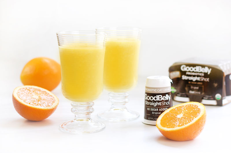 Probiotic and Prebiotic Orange Smoothie