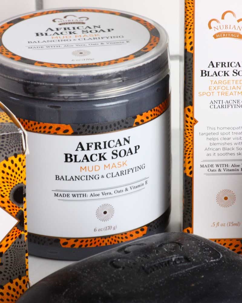 Nubian Heritage African Black Soap Clarifying Products